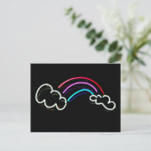 Carte Postale Arc en ciel à Neon (Debout devant)