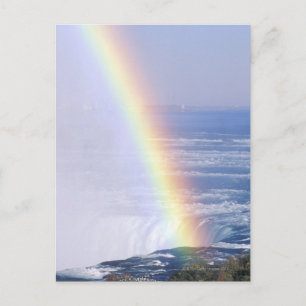 Carte Postale Arc en ciel au-dessus de Niagara Falls, New York