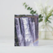 Carte Postale Arc en ciel au-dessus des chutes Victoria - Zimbab (Debout devant)