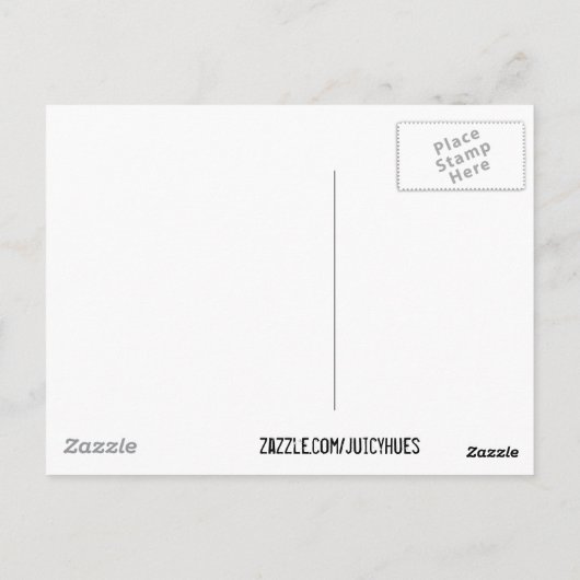 Carte Postale Arc-en-ciel brillant Trippin' tourbillon psychédél (Dos)