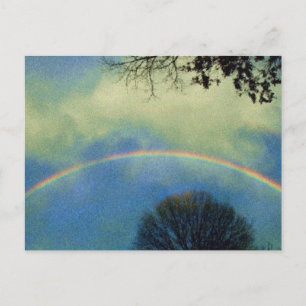 Carte Postale Arc-en-ciel complet en style Seurat