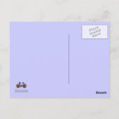 Carte Postale arc-en-ciel couleurs cool (Dos)