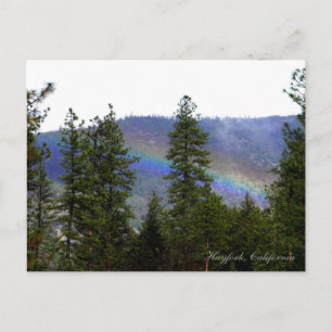 Carte Postale Arc en ciel dans les montagnes...