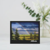 Carte Postale Arc En Ciel Dans Les Prairies (Debout devant)