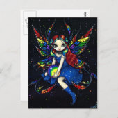 Carte postale "Arc-en-ciel de minuit" (Devant / Derrière)