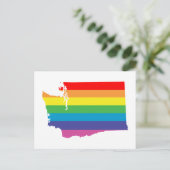 Carte Postale arc-en-ciel de washington (Debout devant)