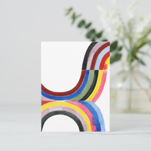 Carte Postale Arc-en-ciel déconstruit - vertical (Debout devant)