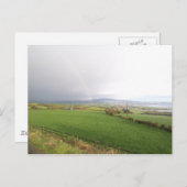 Carte Postale Arc en ciel en Irlande (Devant / Derrière)