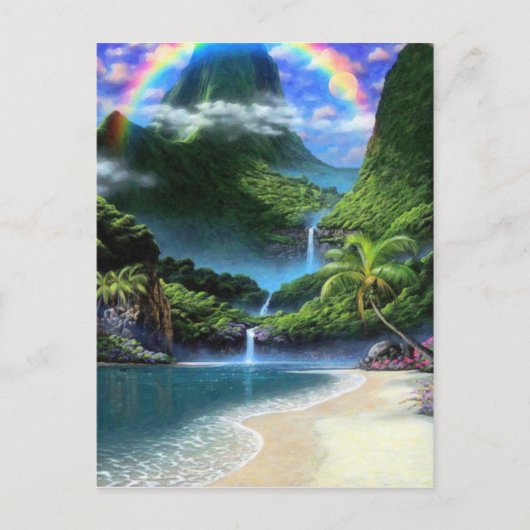 Carte Postale arc-en-ciel grand 2 (Devant)