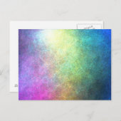 Carte Postale Arc-en-ciel gris Abstrait (Devant / Derrière)