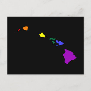 Carte Postale Arc-en-ciel hawaïen