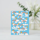 Carte Postale Arc-en-ciel heureux (Debout devant)