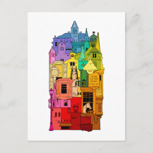 Carte Postale Arc en ciel historique de Galena Illinois