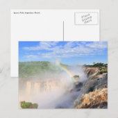 Carte Postale arc-en-ciel iguazu (Devant / Derrière)