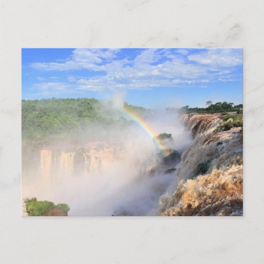 Carte Postale arc-en-ciel iguazu (Devant)