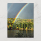 Carte Postale arc-en-ciel irluck chance nature ciel arbres (Devant)