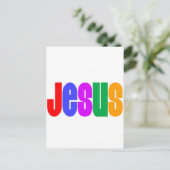 Carte Postale Arc-en-ciel Jésus (Debout devant)