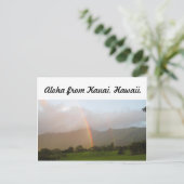 Carte Postale arc-en-ciel kauai (Debout devant)