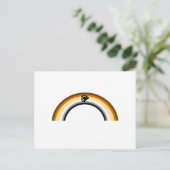 Carte Postale Arc-en-ciel Ours (Debout devant)