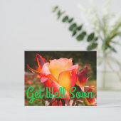 Carte postale Arc-en-ciel Sorbet Rose #1 Guérissez (Debout devant)