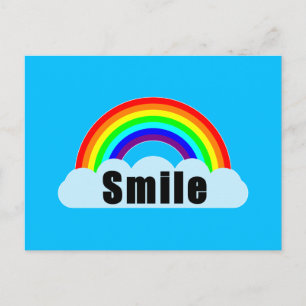 Carte Postale ARC-EN-CIEL - Sourire
