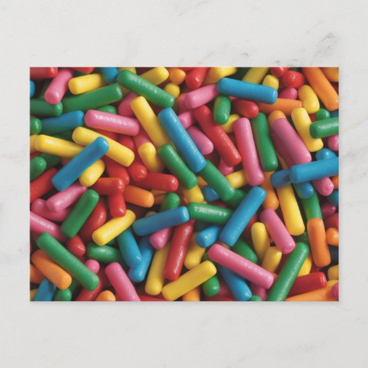 Carte Postale Arc-en-ciel Sprinkle (Devant)