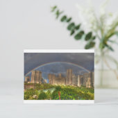 Carte Postale Arc en ciel sur Hawaii (Debout devant)