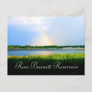 Carte Postale Arc en ciel sur le réservoir Ross Barnett