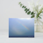 Carte Postale Arc en ciel sur l'océan (Debout devant)