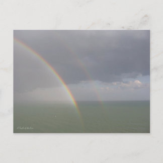 Carte Postale Arc en ciel sur l'océan II