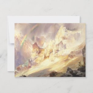 Carte Postale Arc-en-ciel sur Yellowstone, Moran 1900