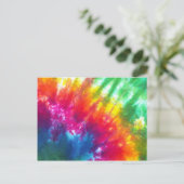 Carte Postale Arc-en-ciel Tie-Dye (Debout devant)