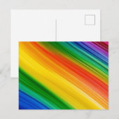 Carte Postale Arc-en-ciel vibrant de couleurs (Devant / Derrière)