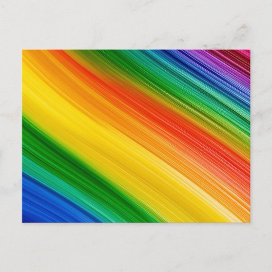 Carte Postale Arc-en-ciel vibrant de couleurs (Devant)