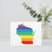 Carte Postale arc-en-ciel wisconsin (Debout devant)