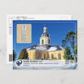 Carte Postale Arc géodésique Struve - TORNEA Alatornion kirkko (Devant / Derrière)