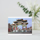Carte Postale Arc impérial chinois, Liverpool Royaume-Uni (Debout devant)