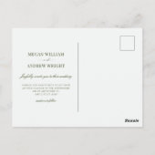Carte Postale Arc Mariage floral (Dos)