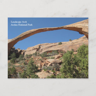 Carte Postale Arc paysager, Parc national des Arches