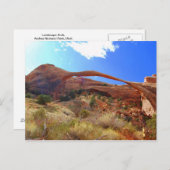 Carte Postale Arc paysager, Parc national des Arches, Utah (Devant / Derrière)