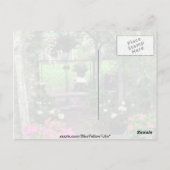 Carte Postale Arc rouge et fleurs, Victoria (Colombie-Britanniqu (Dos)