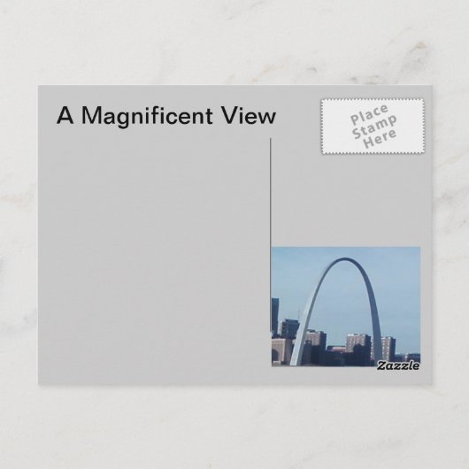 Carte Postale Arc Saint-Louis (Dos)