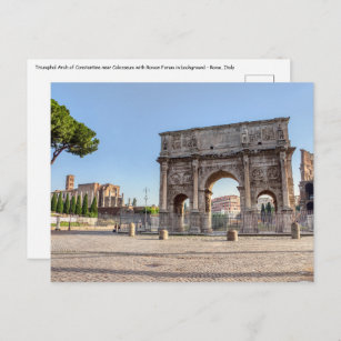 Carte Postale Arc triomphal de Constantine - Rome, Italie