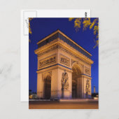 Carte Postale Arc Triomphe (Devant / Derrière)