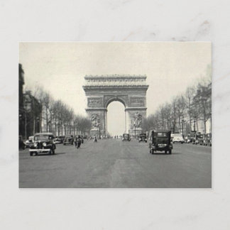 Carte Postale Arc vintage de Triomphe France