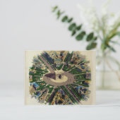 Carte Postale Arc vintage de Triomphe Paris (Debout devant)