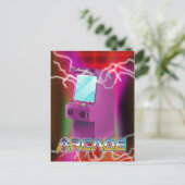 Carte Postale Arcade rétro des années 80 (Debout devant)