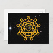 Carte Postale Arcane Enneagram (Devant / Derrière)