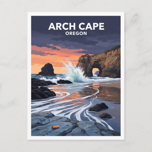 Carte Postale Arch Cape Oregon (Devant)
