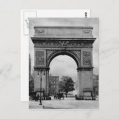 Carte Postale Arch Carré de Washington (Devant / Derrière)